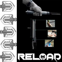 Pelle de Survie Tactique Militaire Professionnelle RELOAD