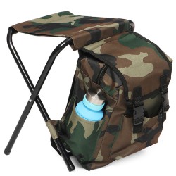 Sac à Dos 3 en 1 avec Tabouret Pliant CAMO RELOAD CAMP