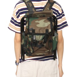 Sac à Dos 3 en 1 avec Tabouret Pliant CAMO RELOAD CAMP