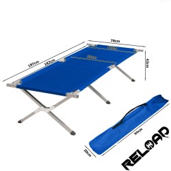 Lit de Camp Bleu Navy RELOAD OUTDOOR