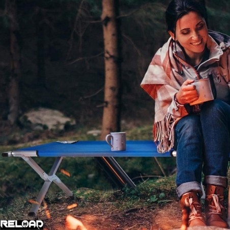 Lit de Camp Bleu Navy RELOAD OUTDOOR Lit de Camp Bleu Navy RELOAD OUTDOOR